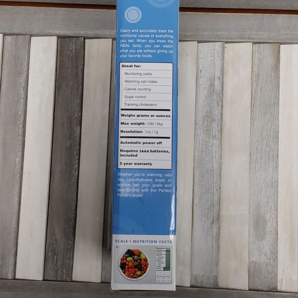 Perfect Portions Food Scale & Nutrition Facts